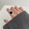 copper plated Ring for Women Girl Gift Blace Stone Crystal Glaze Retro Punk Open Jewellery Dropship High Quality