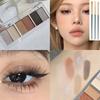 Summer Ice Is Blue and Green! Cool Series Eye Shadow Plate 2025 New Arrival Matte Shimmer Thin and Glittering Earth Color Eye Makeup for Women