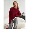Fall Winter Oversized Sweaters for Women Casual Crewneck Pullover Long Sleeve Fuzzy Chunky Knit Tops Blouse Women's Warm Pullover Sweater Tops Outfits