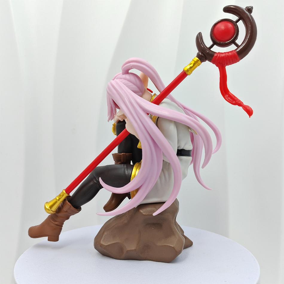 New 13CM Anime Sousou No Frieren Frieren Noodle Stopper Figure Desktop Decorate Anime Model Toy Gift Aciton Figure Collect