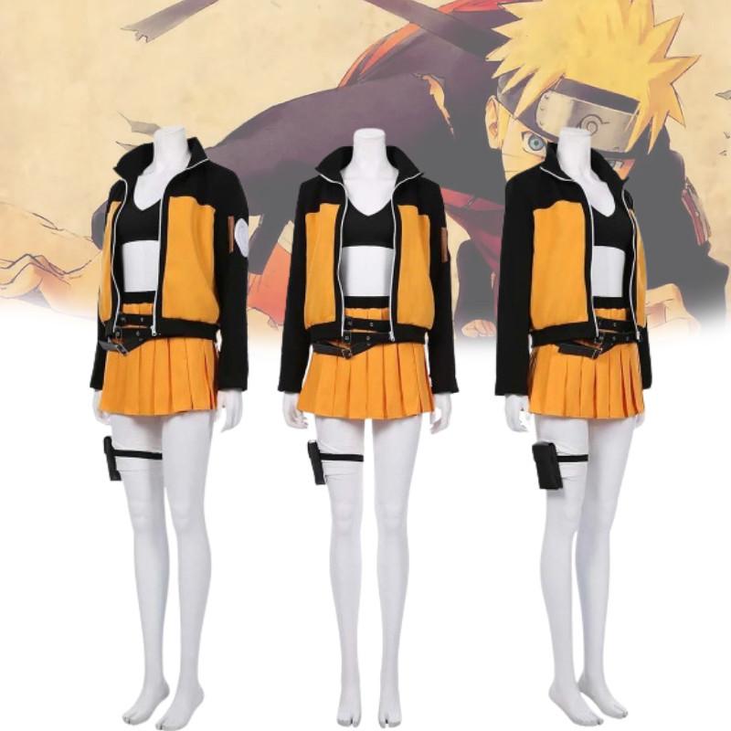 Stylish Shippuden Female Cosplay Costume Anime Themed Polyester Outfit