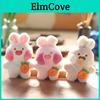 Adorable Cute Bunny Plush Toy Adornments Perfect For Bags Keychains And Gifts