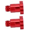 2PCS Spray Gun Cup Adapters Aluminum Alloy Paint Sprayer Cup Converter M16 Male Thread 1.5mm Pitch Red