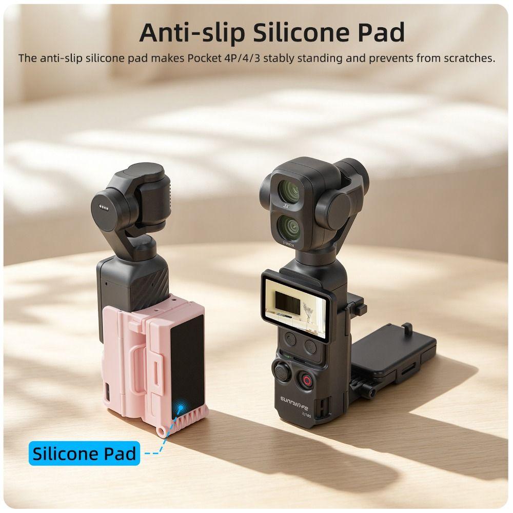 Adjustable Magnetic Mount Base Mount Adapter for DJI Osmo Pocket 4P/4/3 Gimbal Camera Accessories