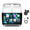 Android 14 Car Navigation 9inch Fit For Carplay+ Android auto/4+64G+AHD Camera Mirror Link for Peugeot 307 Models 2002 - 2013