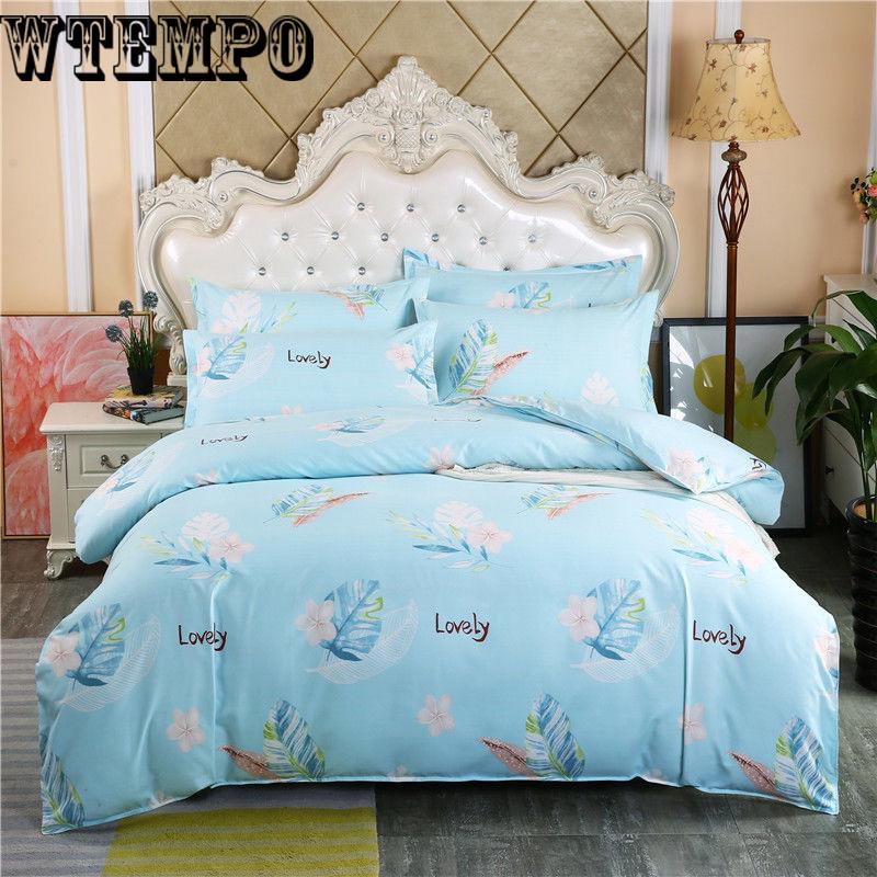 Buy Bed Linen Set Multicolor Bedding Set for Girls Twin Size Quilt Cover Bedding Sheet at