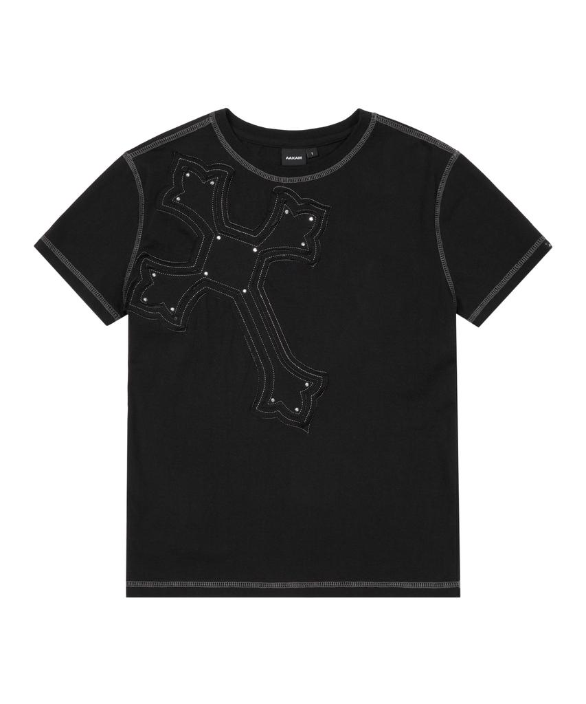 AAKAM Big Patch Cros2 Half Top (Black)