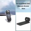 Magnetische Halterung für Insta360 X5, X4 und X3 mit 1/4-Zoll-Schraubsockel für Vlog-, Auto-, Action- und Sportkameras – ideal für den Schreibtisch.