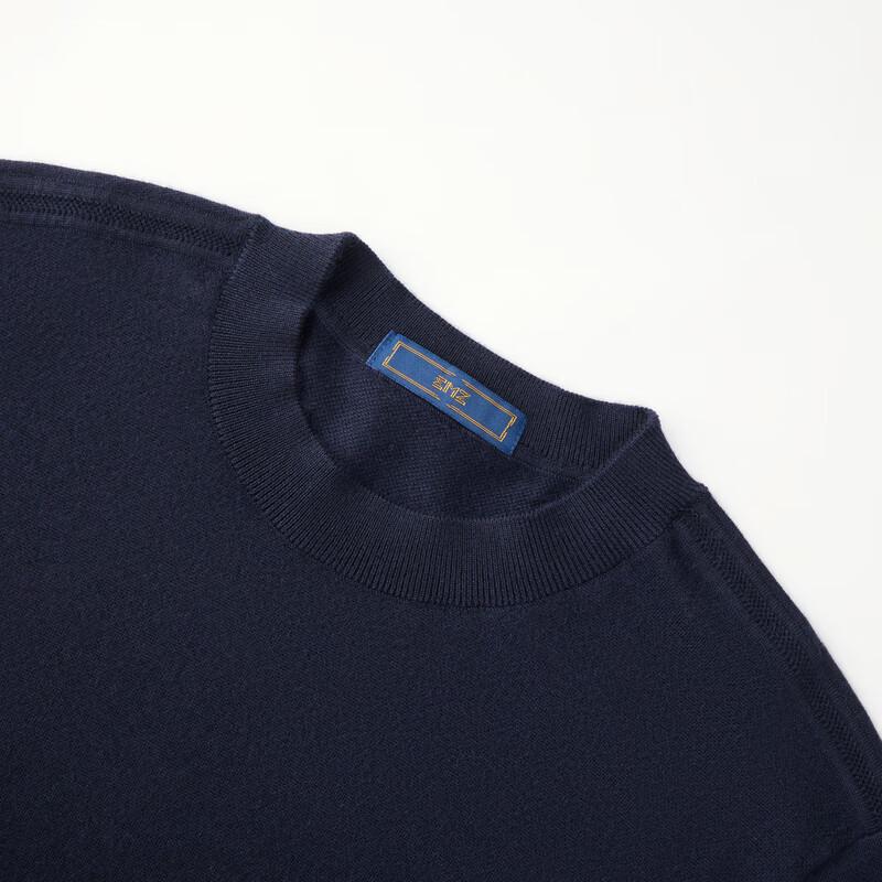 EMZ Erdos Men's 100% Cashmere Round Neck Sweater