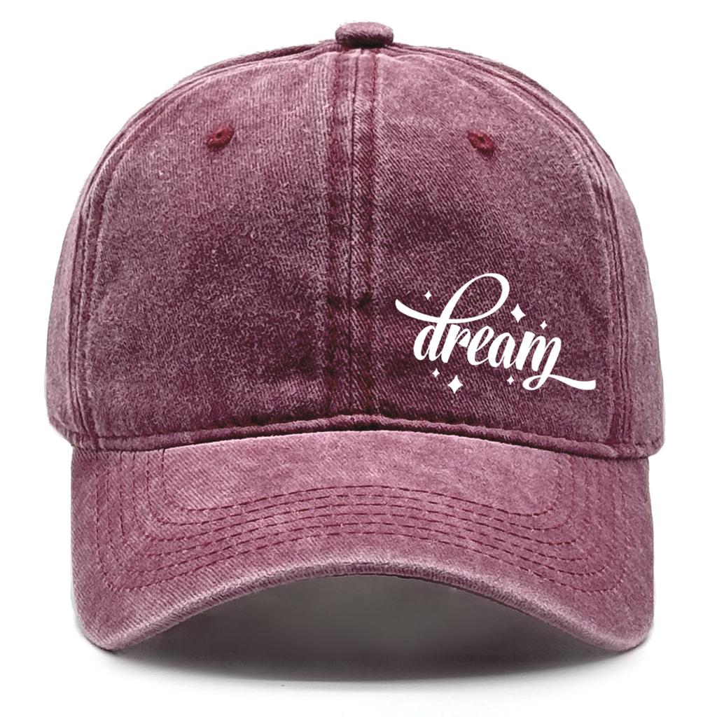 Unisex Baseball Hat Dream Print Hats For Woman Lightweight Adjustable Strap Baseball Caps Perfect For Outdoor Activities