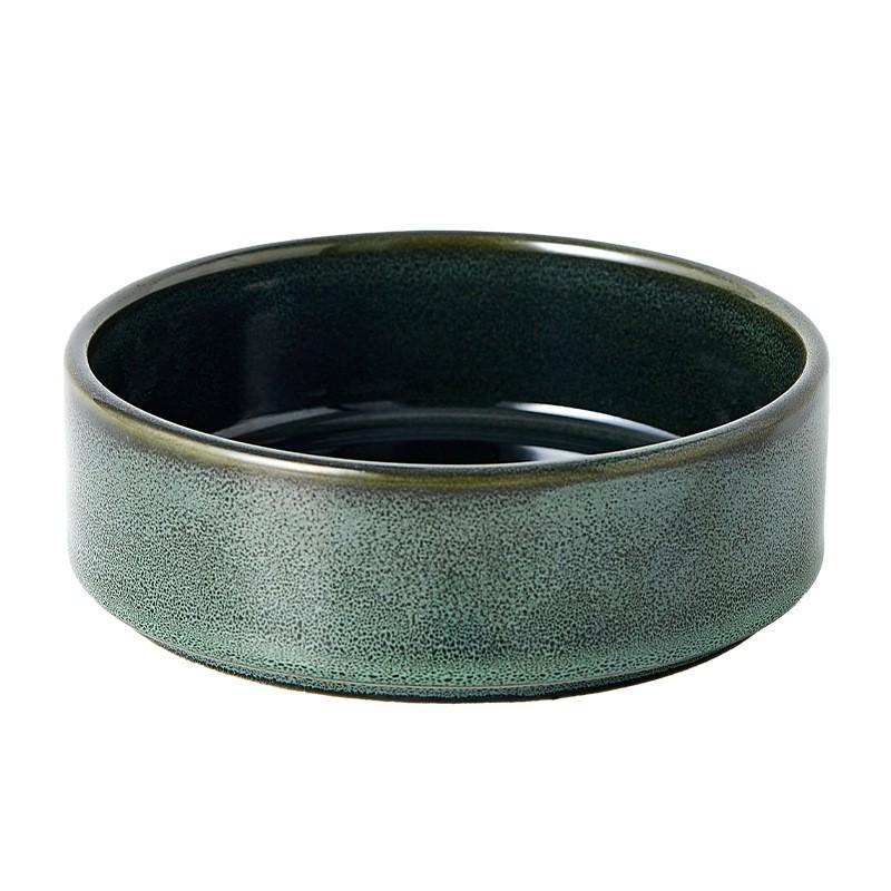 Large Capacity Ceramic Cat Bowl Anti-Spill Elevated Neck Protection Food Water Feeder