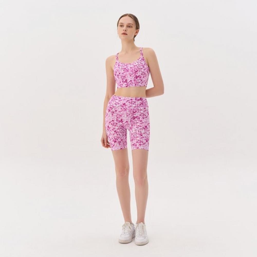 Huit Euro Jersey Print 4 Part Leggings Htwle4j11t PK/M