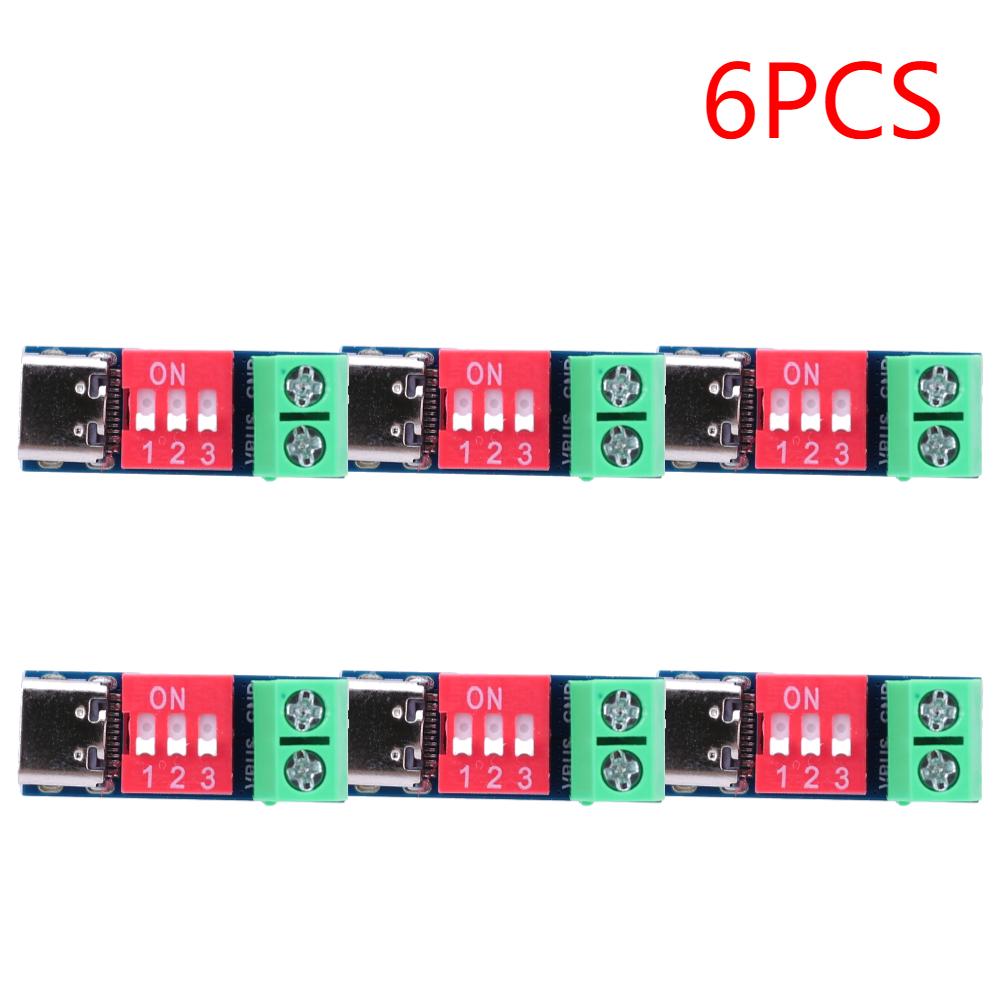 PD Fast Charging Test Board 5-20V Adjustable Charging Test Module High Speed USB Type-C Voltage Connetor Power Supply Accesories