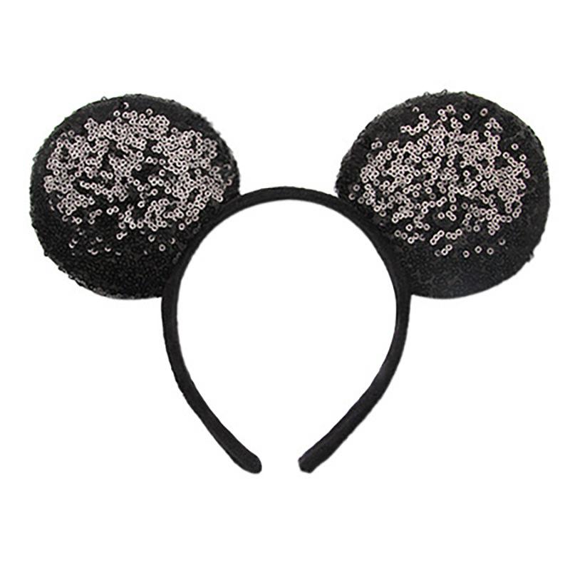 Handmade Mouse Ears Headband for Women and Girls Polka Dot Bow Minnie Ears Costume Accessories Hair Hoop Party Headwear