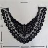 Polyester Lace Flower Embroidery Collar Patch