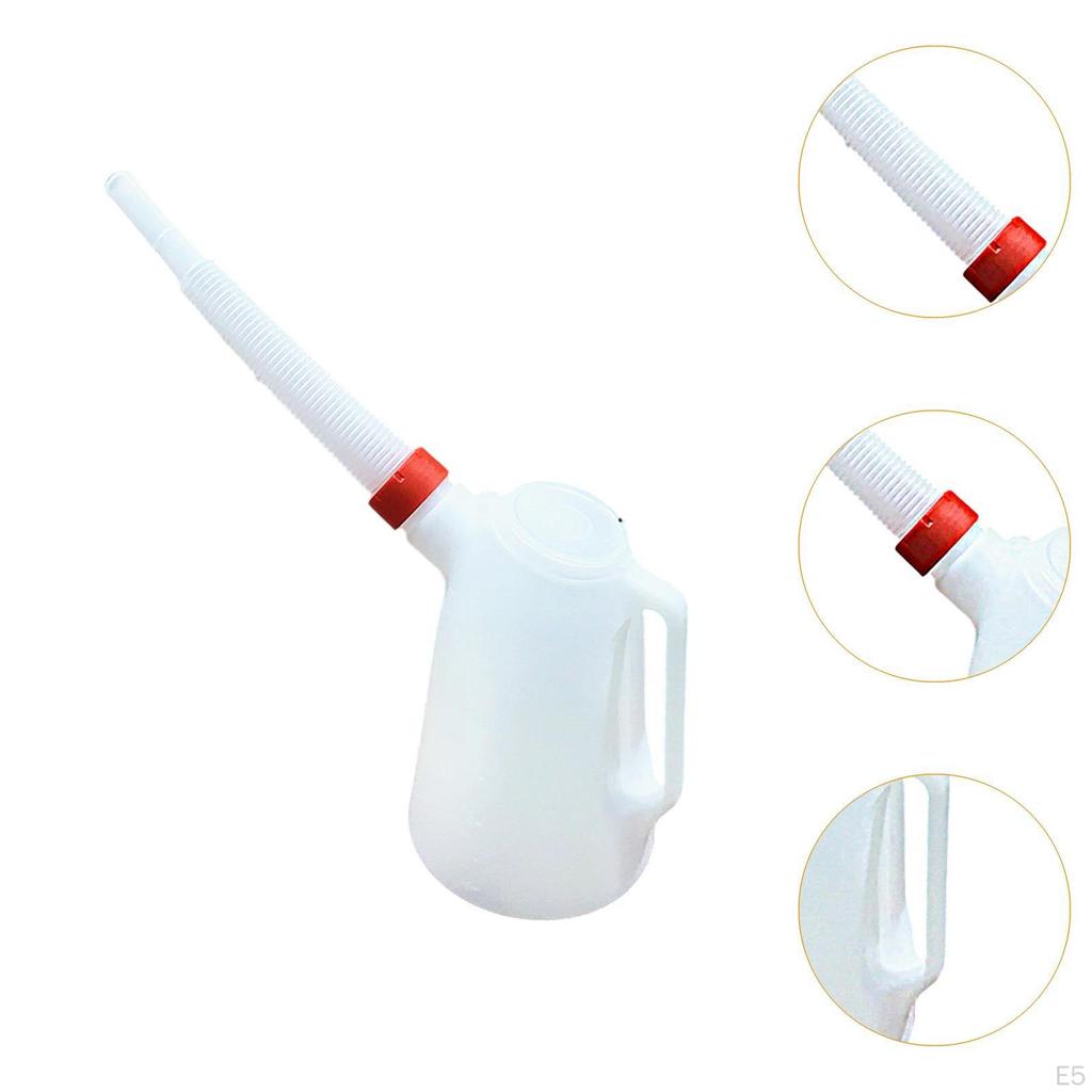 Automotive Oil Dispenser Jug with Measuring Scale And Spout for Vehicles