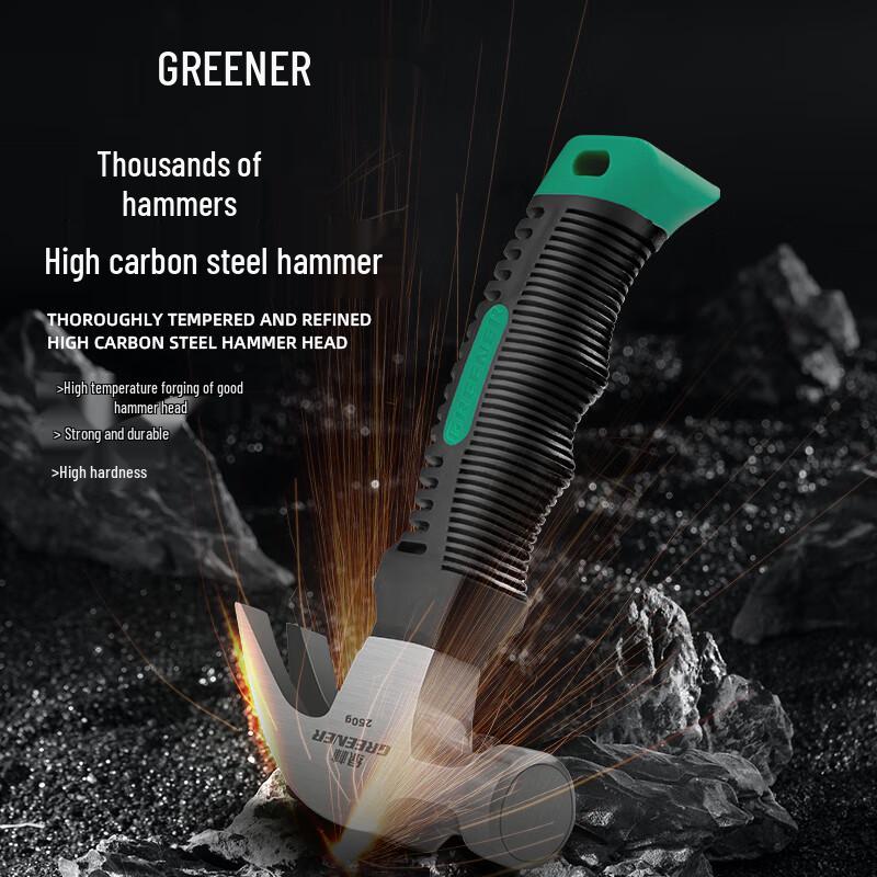 Mini Portable Magnetic High-Carbon Steel Claw Hammer