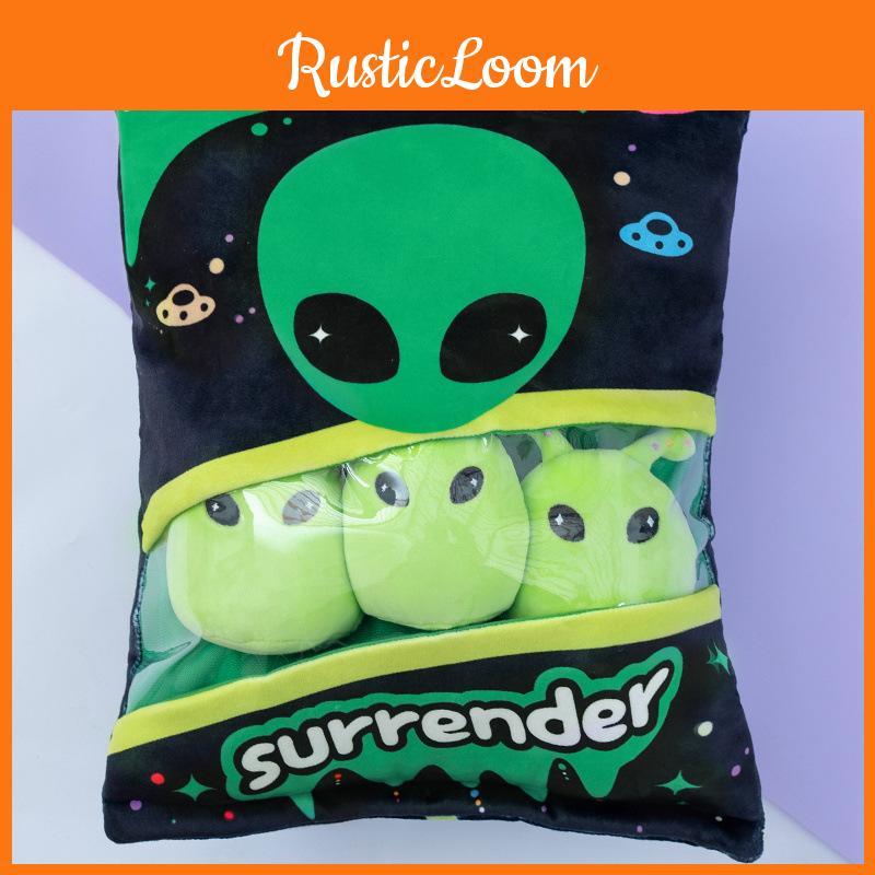 Alien Toy Plush Soft Stuffed Pillow With Pp Cotton Filling For Decor Room