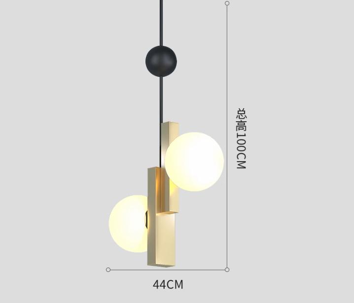 Nordic LED Glass Pendant Lights Modern Art Creative Design Indoor Home Decor Lighting Fixtures Loft Color Hanging Lamp Luminaire