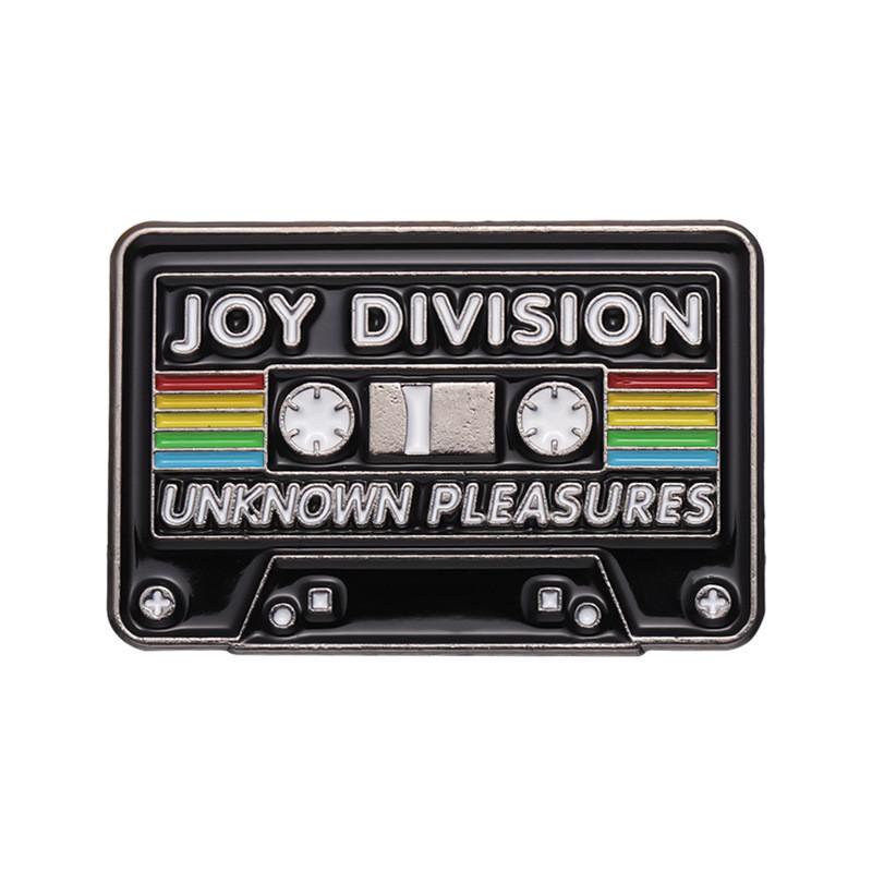 Creative New Style Radio Letter Tape Brooch Cartoon Music Theme Series Alloy Accessory Badge