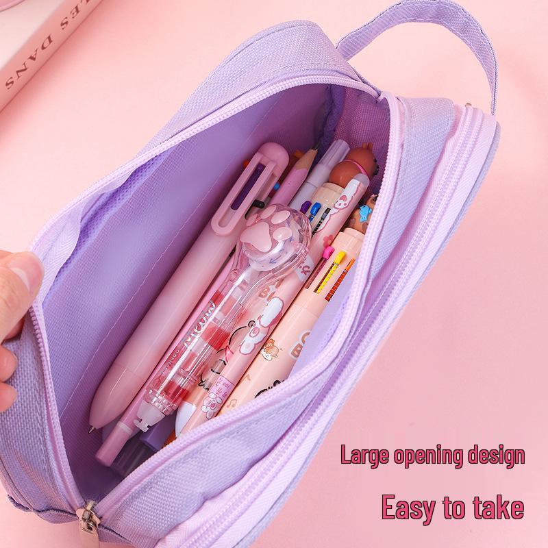 Sanrio Cartoon Large Capacity Pencil Case: Cute, Durable, Multifunctional, Three-Layer Design