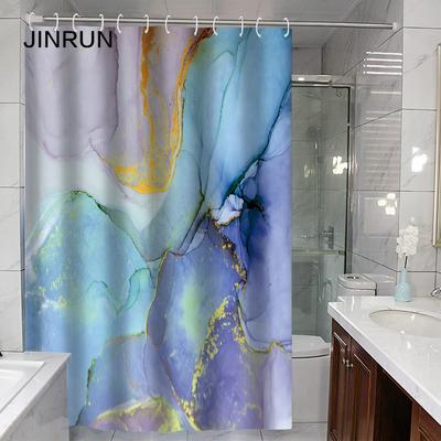 JINRUN Bathroom Thickened Waterproof Curtain Mildew Proof Shower Curtain Shower Partition Curtain Shower Curtain Bathroom Curtain Free Perforation