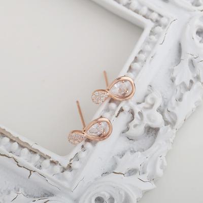 Diamond-encrusted Zircon Drop Earrings for Women  Fashionable  Luxurious Niche Design  High-end Earrings