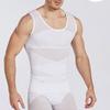 Men Slimming Vest Body Shaper Waist Trainer Sleeveless Thin High Elasticity Mesh Corset Tank Top Undershirt Abdomen Shapewear Fat Burn Fitness Top
