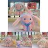 Adorable Bow Bunny Plush Toy Cute Dog Doll Backpack Pendant Keychain Stuffed Animal
