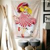 CANDY Wall Tapestry Aesthetic Wall Hanging Printed Fabric Blanket Decorative Tapestries for Bedroom Living Room Home Decor
