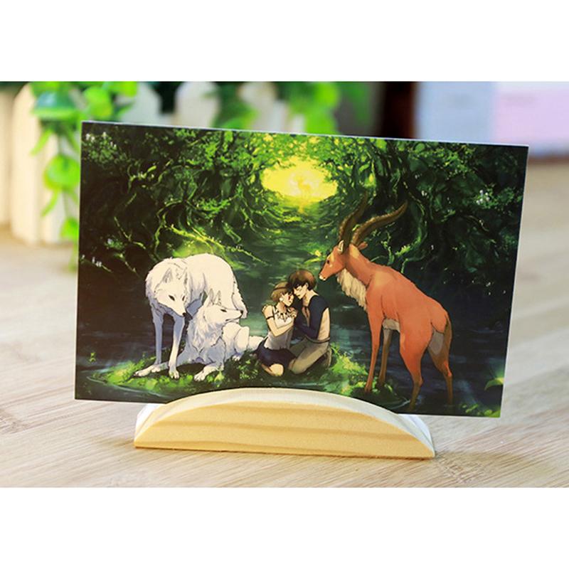 30Sheets/Lot Cartoons Postcard Vintage Paintings Hayao Miyazaki Greeting Card