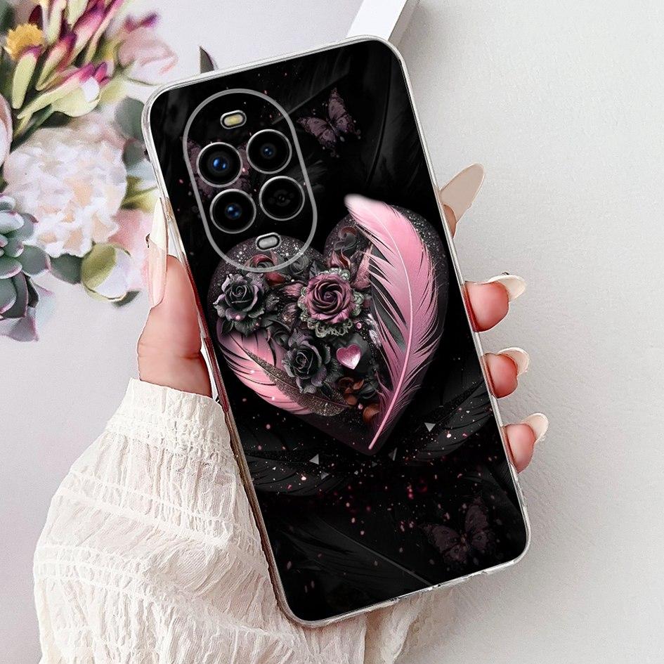For Huawei Nova 13 Case Nova13 5G Cover BLK-AL80 Funda Popular Flower Butterfly Soft Clear Silicone Cases For Nova 13 Pro Bumper