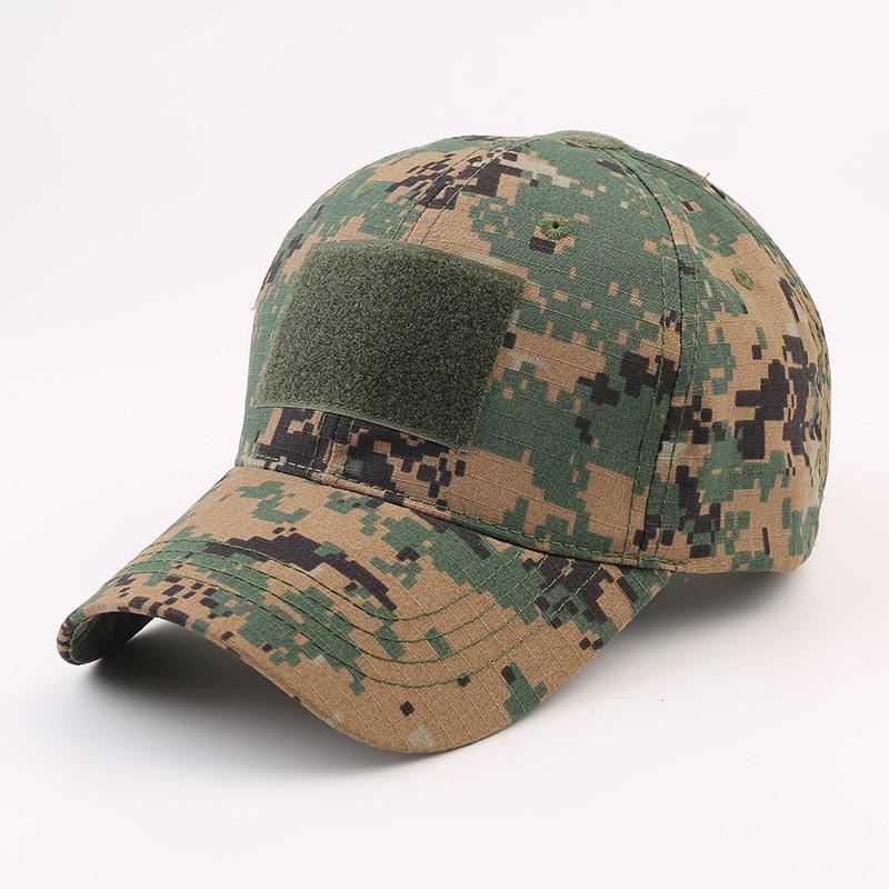 Unisex Camouflage Sun Protection Baseball Cap for Outdoor Sports - Spring/Summer Military Style One Size