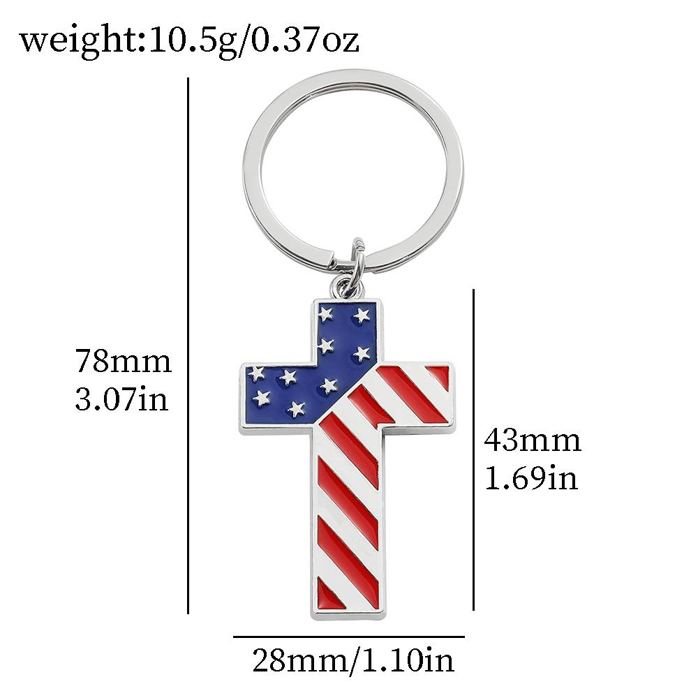 

USA Flag Bottle Opener Keychains Creative American Flag Metal Enamel Pendant Keyrings for Women Men Fashion Jewelry Friends Gift