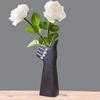 Creative Hand Shape Vase Ceramic Hydroponic Vase Flower Arrangement Home Decor Desktop Art  Ornament Garden Supplies