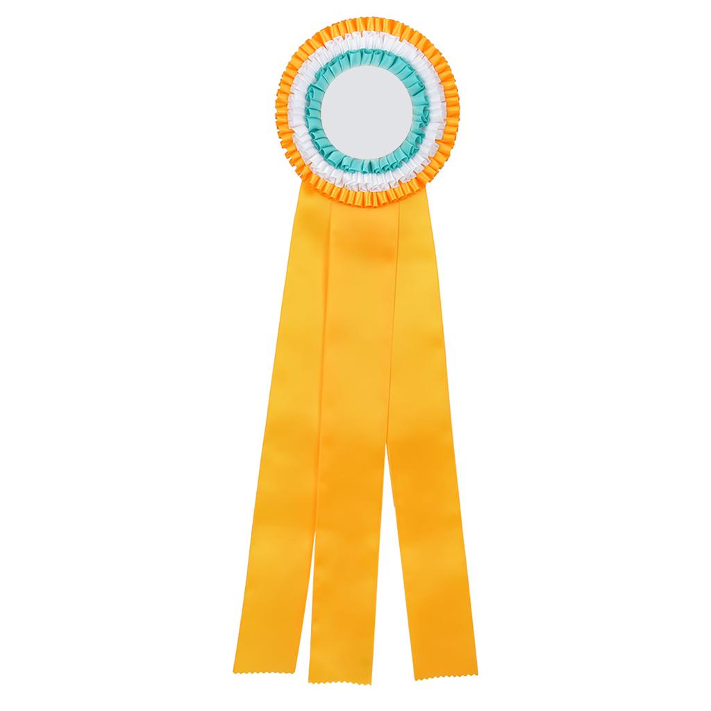 Generous Ribbon Rosette Badge Pin  s Medal Class   Award