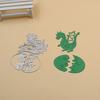 Šablony na vyřezávání kovů Dragon and Egg pro DIY scrapbookové fotoalbum Papírová karta Dekorativní řemeslo