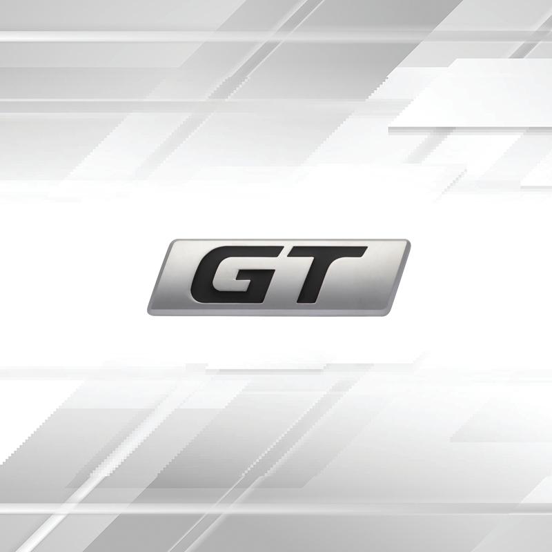 

Car Badges GT Trunk Emblem Metal Stickers Body Decals Letter Decor For Peugeot RCZ 106 107 206 307 301 Polo Golf 5 7 Passat B5
