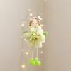 Artistic Girl Doll Hangings With Flower Exquisite Girl Doll Embellishment With Flower Accent For Fashionable Display