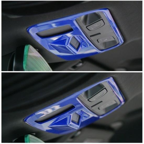 Blue Front Reading Lamp Light Panel Cover Trim Cover For Chevrolet Camaro 2017+