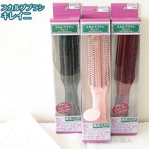 KireiNi Scalp Brush Regular Soft Rose Pink