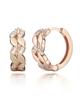 Geigerjewelry 18K Gf Zigzag One-Touch Hoop Earrings Gi8Kpee030