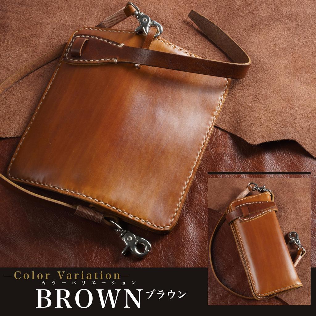 Long Wallet Chain Leather Bifold Genuine Vintage Leather Long Long Long American Concho Birthday sbb0004 [ASIAN ZACCA] Biker's Wallet, Wallet, Set,