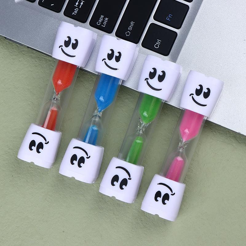 2Minute 3Minute Kids Big Eye Sand Timer for Tooth Brushing Visual Learning Time Management Bathroom Essential