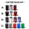 Aluminiumlegierung Auto Reifenventilkappen Rad Luftventilabdeckungen für Alfa Romeo Giulia Stelvio Giulietta 156 159 147 Mito Tonale Brera