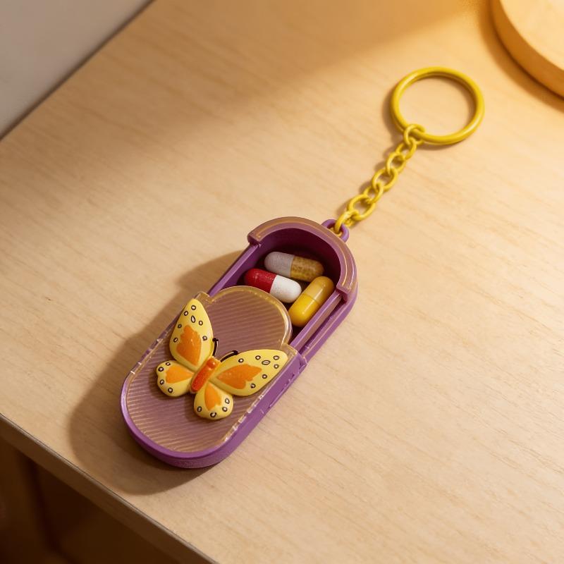 

Portable Pill Case for Commuters – Waterproof Travel Vitamin Storage Container, Compact Small Pill Box for Daily Use