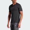 Adidas Heat.Rdy Hiit Elevated Tee Solid Logo Sports Fitness Short Sleeve T-Shirt Men Tops Black IM1099