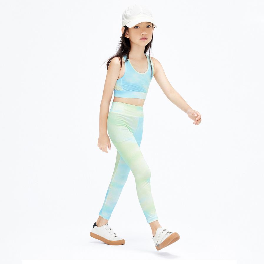 Girls' Quick-Dry Sports Yoga Suit: High Elastic, Skin-Friendly, Breathable, Perfect for Running and Fitness Training.