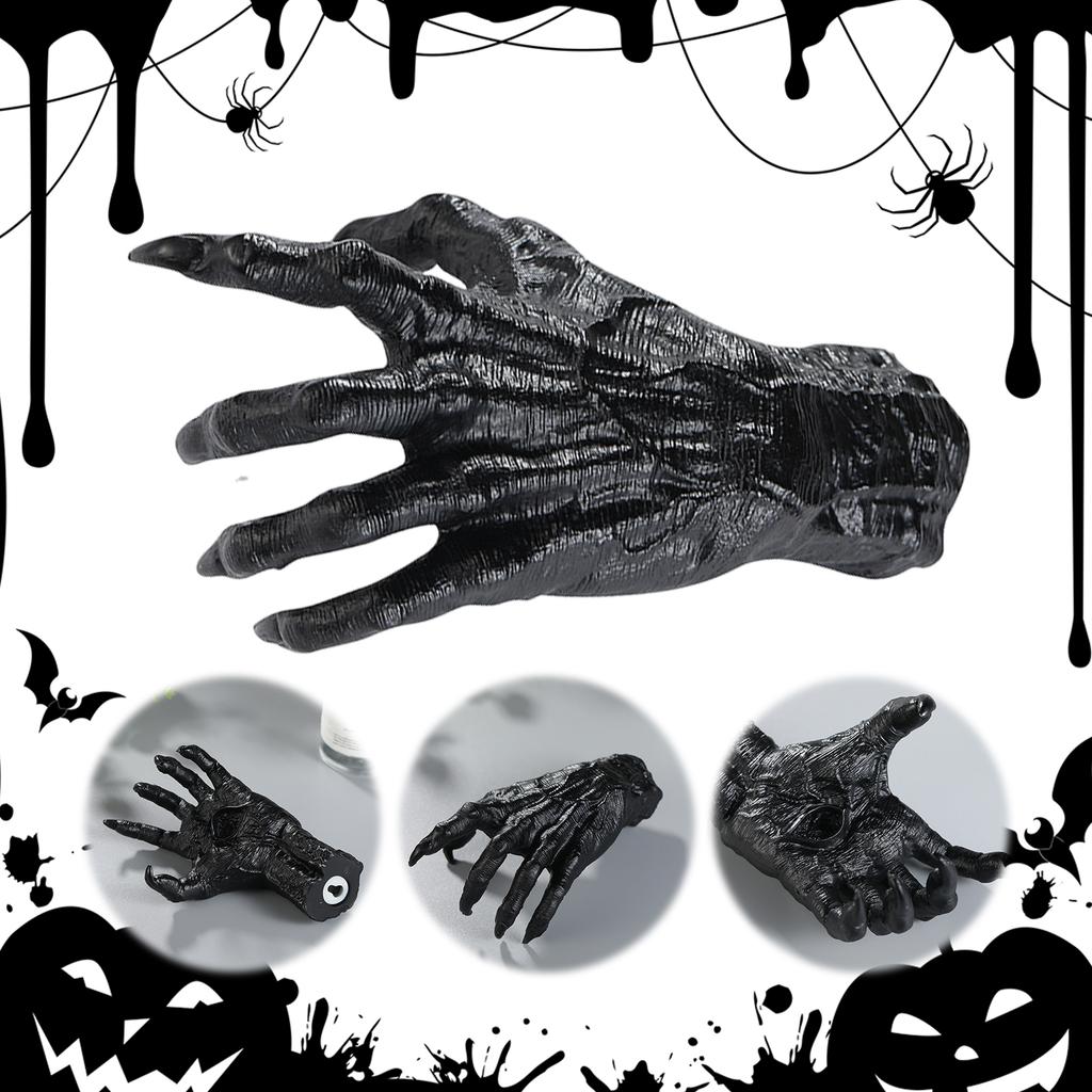Halloween Resin Craft Demon Claw Hook Halloween Demon Claw Resin Craft Creative Ghost Hand for Halloween Parties Events