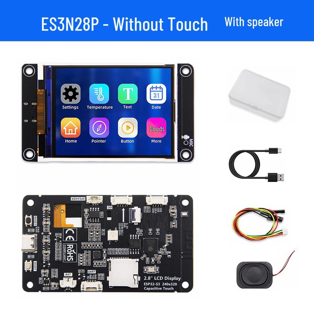 Scheda di Sviluppo ESP32-S3 con Touchscreen Capacitivo IPS da 2.8" e Chat Vocale AI Xiaozhi